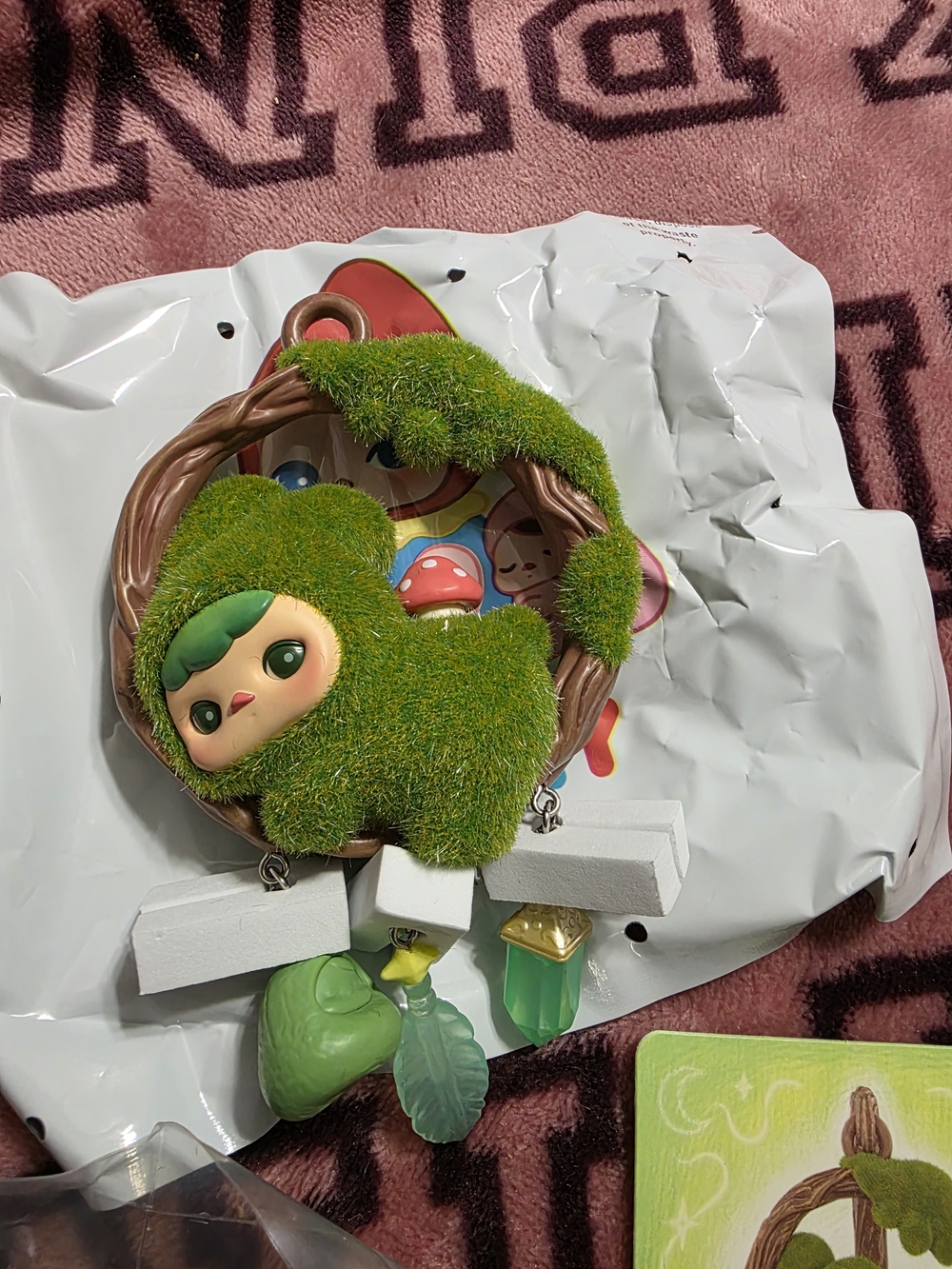 Pucky Dreamy Wishes Green Hanging Figure